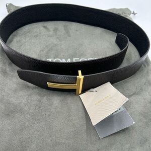 Men's Tom Ford leather belt size 85 cm/34 inches reversible made in Italy